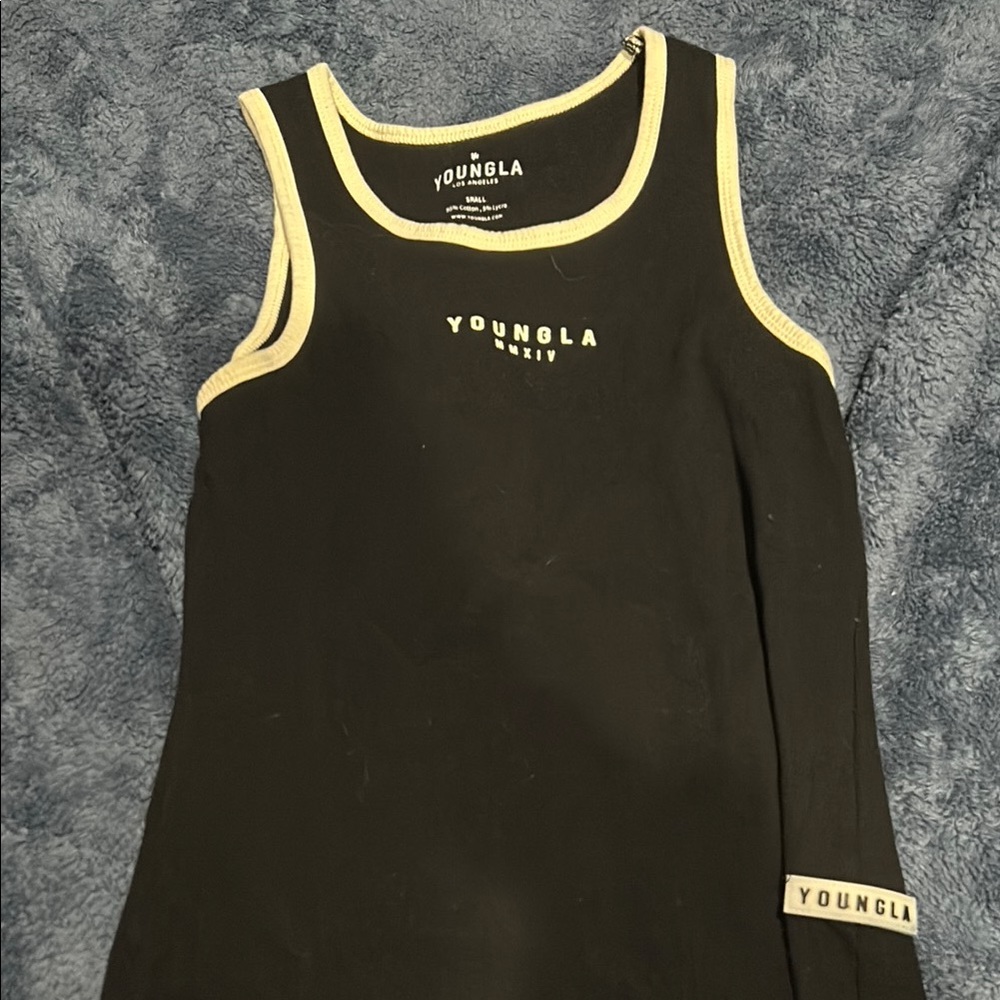 YoungLA Black Tank Top